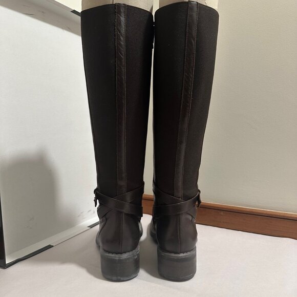 Aquatalia 7.5 brown knee high weatherproof boot - Picture 3 of 6